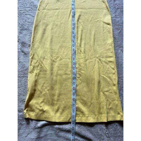 NWT Nine West‎ Women's One Shoulder Yellow Dress Size 0X Plus - Picture 6 of 8